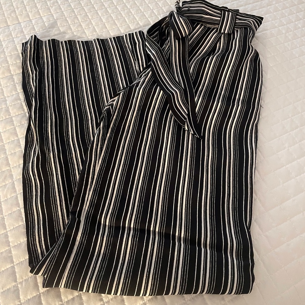 Express Wide Leg Belted Pant